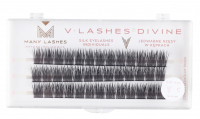 Many Beauty - Many Lashes - V-LASHES DIVINE Silk Eyelashes Individuals - Silk eyelash tufts - C- 14 mm - C- 14 mm