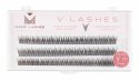 Many Beauty - Many Lashes - V-LASHES - Silk Eyelashes Individual - Jedwabne rzęsy w kępkach - Fish Tale - 0,10mm STRONG - CC-11mm - CC-11mm