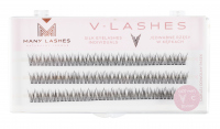 Many Beauty - Many Lashes - V-LASHES - Silk Eyelashes Individual - Fish Tale - 0.07mm STANDARD - C-10mm - C-10mm