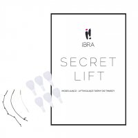 Ibra - Secret Lift - Modelująco-liftingujące taśmy do twarzy - Czarne - 40 sztuk