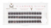 Many Beauty - Many Lashes - V-LASHES DIVINE Silk Eyelashes Individuals - Silk eyelash tufts - 0,07mm - C - 11 mm - C - 11 mm