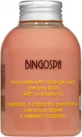 BINGOSPA - Chocolate with Orange Scent - Kremowa kąpiel z olejkiem Babassu - Czekolada o zapachu pomarańczy - 500 ml