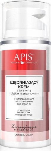 APIS - Firming Cream - Ujędrniający krem z żurawiną i olejem arganowym - Żurawinowa Witalność - 100 ml 