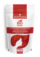 ORIENTANA - BIO HENNA - 100% Naturalna roślinna farba do włosów długich - Mahoniowa Czerwień - 100g