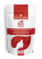 ORIENTANA - BIO HENNA - 100% Naturalna roślinna farba do włosów długich - Mahoniowa Czerwień - 100g