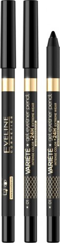 Eveline Cosmetics - VARIETE - Gel Eyeliner Pencil - 01 PURE BLACK