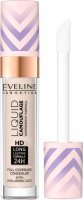 Eveline Cosmetics - Liquid Camouflage - Waterproof Formula - Waterproof Hyaluronic Acid Camouflage Concealer - 7.5 ml