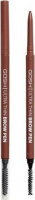 GOSH - Ultra Thin Brow Pencil - Wodoodporna kredka do brwi - 0.09 g - 001 BROWN - 001 BROWN