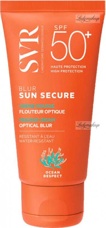 SVR - SUN SECURE - Blur SPF 50+ - Creamy mousse optically unifying the ...