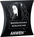 ANWEN - Bawełniana Scrunchie - Gumka do włosów - CZARNA