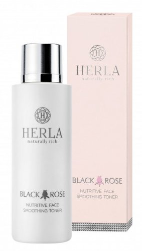 HERLA - BLACK ROSE - Nutritive Face Smoothing Toner - Odżywczy tonik wygładzający do twarzy - 200 ml 