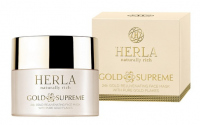 HERLA - GOLD SUPREME - 24k Gold Rejuvenating Face Mask with Pure Gold Flakes - Odmładzająca maska do twarzy z płatkami złota - 50 ml