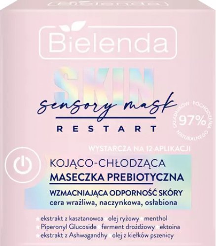 Bielenda - Skin Restart Sensory Mask - Soothing & Cooling Prebiotic Mask -  50 ml