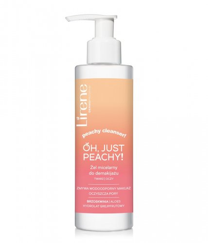 Lirene - OH, JUST PEACHY! - Peachy Cleanser! - Micellar gel for make-up removal - 145 ml