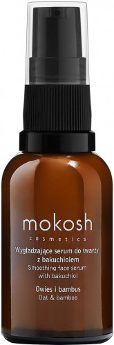 MOKOSH - Smoothing Face Serum with Bakuchiol - Wygładzające serum do twarzy z bakuchiolem - Owies i Bambus - 30 ml