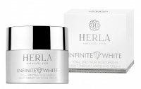 HERLA - INFINITE WHITE - Total Spectrum Moisturizing Night Therapy Whitening Cream - 50 ml