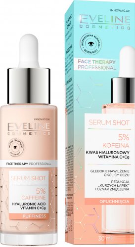 Eveline Cosmetics - Serum Shot - Energizing treatment for the skin around the eyes - 5% Caffeine - 30 ml