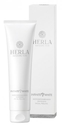 HERLA - INFINITE WHITE - Microdermabrasion Whitening Facial Peeling - 150 ml