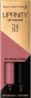 Max Factor - LIPFINITY LIP COLOUR - two-phase lipstick - 001 PEARLY NUDE - 001 PEARLY NUDE