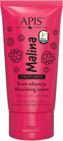 APIS - FRUIT SHOT - Nourishing Cream - Odżywczy krem do cery suchej i pozbawionej blasku - MALINA - 50 ml