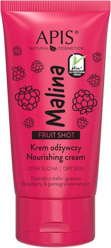 APIS - FRUIT SHOT - Nourishing cream for dry and dull skin - RASPBERRY - 50 ml
