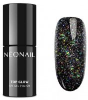 NeoNail - UV GEL POLISH - TOP GLOW MULTICOLOR HOLO - Top coat with shiny particles - 7.2 ml - ART. 9495-7