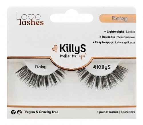 KillyS - Love Lashes - Strip False Eyelashes - Sztuczne rzęsy na pasku  - DAISY