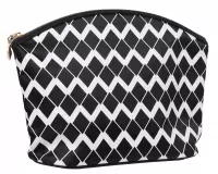 Inter-Vion - Black & White Expandable Cosmetic Bag - 498649