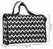 Inter-Vion - Black & White Makeup Bag - Large Travel - 498651