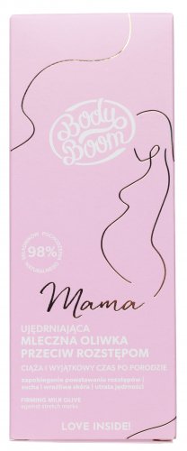 BodyBoom ​​- Mama - Firming Milk Olive - Milky olive against stretch marks - 90 g