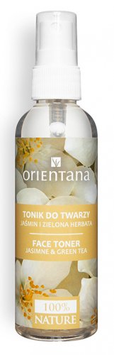 ORIENTANA - FACE TONER - JASMINE & GREEN TEA - Tonik do twarzy - Jaśmin i zielona herbata - 100 ml