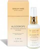 SENSUM MARE - ALGODROPS Anti-Photoaging Protective Face Drops - Lekka emulsja przeciw fotostarzeniu - SPF50 - 50 ml