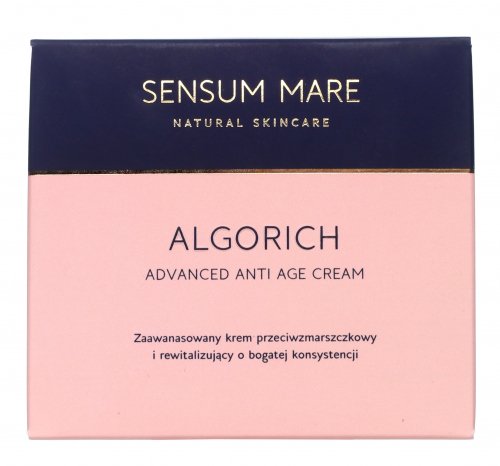 SENSUM MARE - ALGORICH Advanced Anti Age Cream - Przeciwzmarszczkowy krem rewitalizujący o bogatej konsystencji - 50ml 