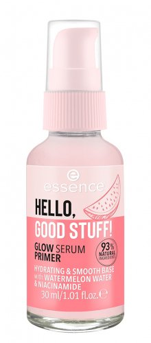 Essence - HELLO, GOOD STUFF! Glow Serum Primer - Nawilżające serum / baza do twarzy - 30 ml 