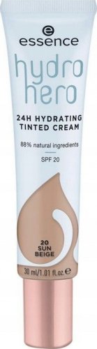 Essence - Hydro Hero - 24H Hydrating Tinted Cream - Nawilżający krem koloryzujący - SPF15 - 30 ml  - 20 SUN BEIGE