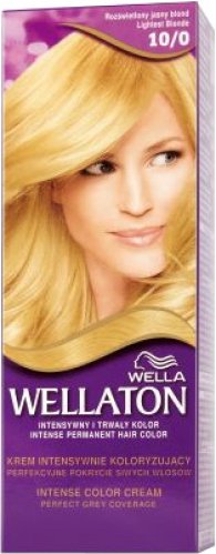 WELLA - WELLATON - INTENSE COLOR CREAM - Trwała koloryzacja do włosów - 10/0 - ROZŚWIETLONY JASNY BLOND