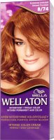 WELLA - WELLATON - INTENSE COLOR CREAM - Permanent hair coloring - 8/74 - CARAMEL CHOCOLATE