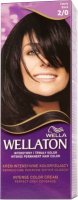 WELLA - WELLATON - INTENSE COLOR CREAM - Trwała koloryzacja do włosów - 2/0 - CZARNY 