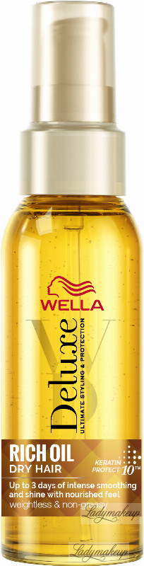 WELLA - Deluxe - Rich oil for dry hair - 100 ml Ladymakeup