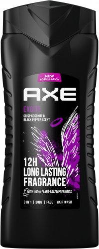 AXE - EXCITE - GEL - Wielozadaniowy żel myjący dla mężczyzn - 400 ml