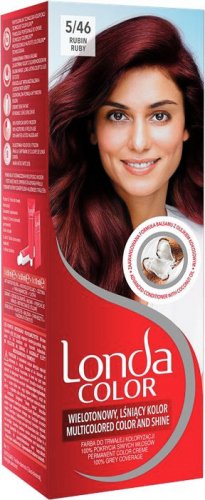 LONDA - COLOR - PERMANENT COLOR CREME - Permanent hair color dye - 5/46 - RUBIN