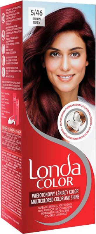 Londa Color 5/46 Hellbraun Copper Violett – 60 Ml Creme-Haarfarbe Mit Pflegeformel, Für Lebendige Nuancen