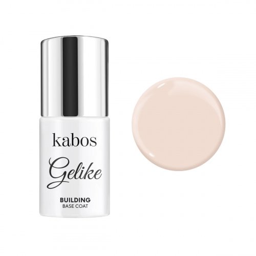 Kabos - Gelike - Building Base Coat - Hybrydowa baza budująca do paznokci - 8 ml - BE NATURAL