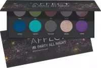AFFECT - PRESSED EYESHADOWS PALETTE - Paleta 10 cieni prasowanych - PARTY ALL NIGHT 