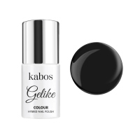 Kabos - Gelike - Color - Hybrid Nail Polish - Hybrid Varnish - 5 ml - DARK NIGHT - DARK NIGHT