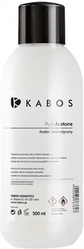 Kabos - Pure Acetone - Pure acetone for removing hybrids - 500 ml