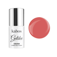 Kabos - Gelike - Color - Hybrid Nail Polish - Hybrid Varnish - 5 ml - SWEET BEGONIA - SWEET BEGONIA