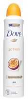 Dove - Go Fresh - 48h Anti-Perspirant - Antyperspirant w aerozolu - Marakuja i Trawa Cytrynowa - 250 ml