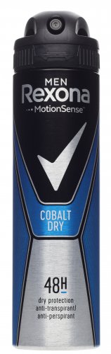 Rexona - Men - Cobalt Dry - Anti-Perspirant 48H - Antyperspirant w aerozolu dla mężczyzn - 150 ml 