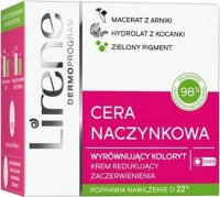 Lirene - Cera Naczynkowa - Wyrównujący koloryt krem redukujący zaczerwienienia - Dzień - 50 ml